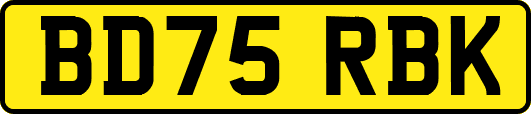 BD75RBK