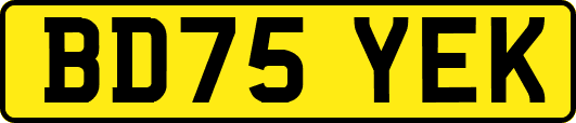 BD75YEK