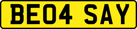 BE04SAY