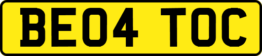 BE04TOC