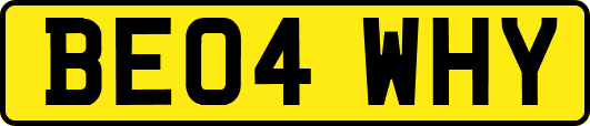 BE04WHY