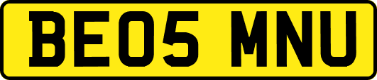 BE05MNU