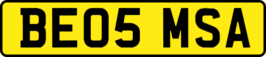 BE05MSA