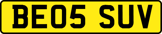 BE05SUV
