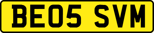 BE05SVM