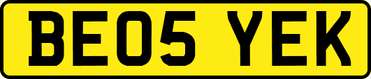 BE05YEK