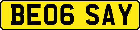 BE06SAY