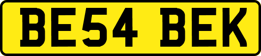 BE54BEK