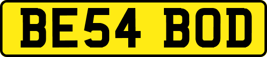 BE54BOD
