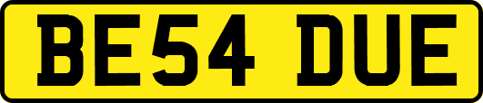 BE54DUE