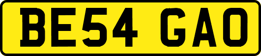 BE54GAO
