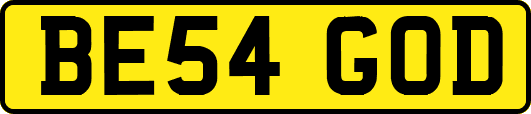 BE54GOD