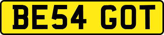 BE54GOT