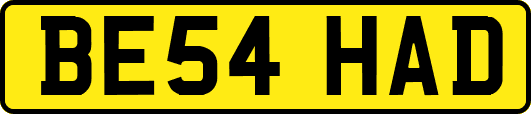 BE54HAD
