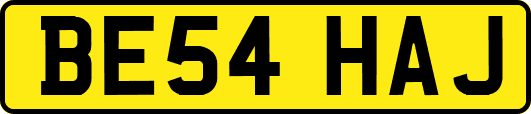 BE54HAJ