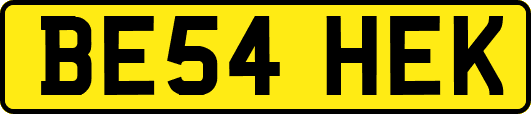 BE54HEK
