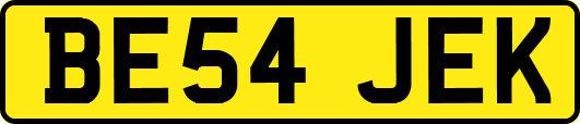 BE54JEK