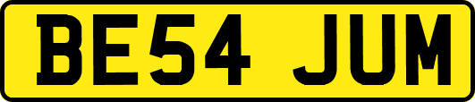 BE54JUM