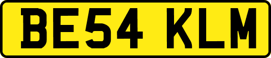 BE54KLM