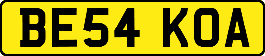 BE54KOA