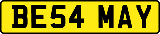 BE54MAY