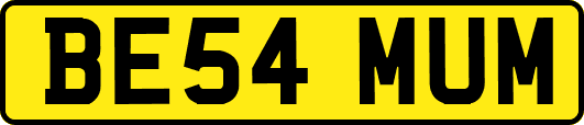 BE54MUM