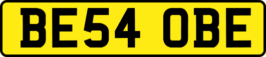 BE54OBE