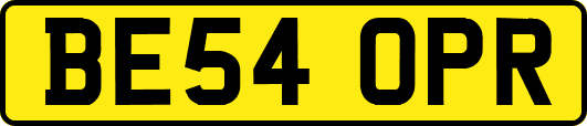 BE54OPR