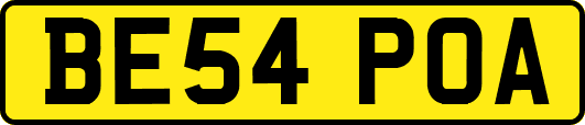 BE54POA