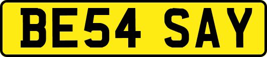 BE54SAY