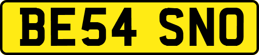 BE54SNO