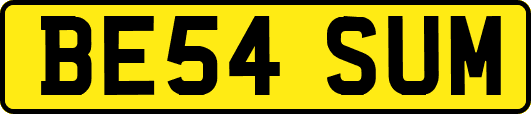 BE54SUM