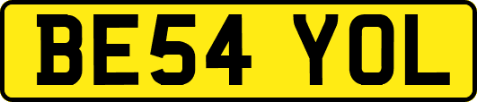 BE54YOL