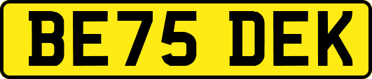 BE75DEK