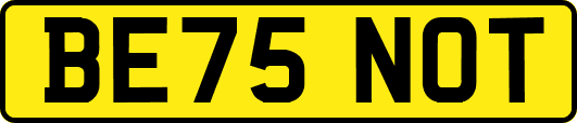 BE75NOT