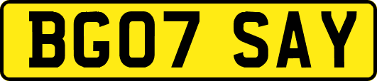 BG07SAY
