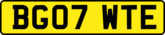 BG07WTE