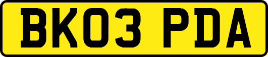 BK03PDA