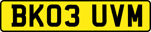 BK03UVM