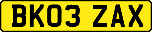 BK03ZAX