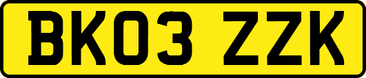 BK03ZZK