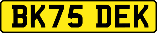 BK75DEK