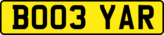 BO03YAR