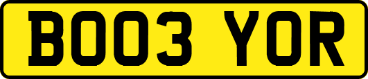BO03YOR