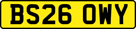 BS26OWY