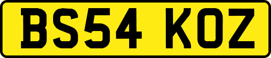 BS54KOZ