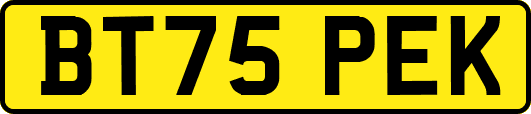 BT75PEK
