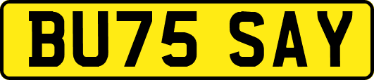 BU75SAY