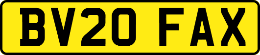 BV20FAX