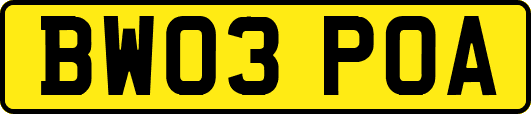 BW03POA